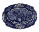 Prato de Parede em Porcelana Príscio Azul, Azul | WestwingNow