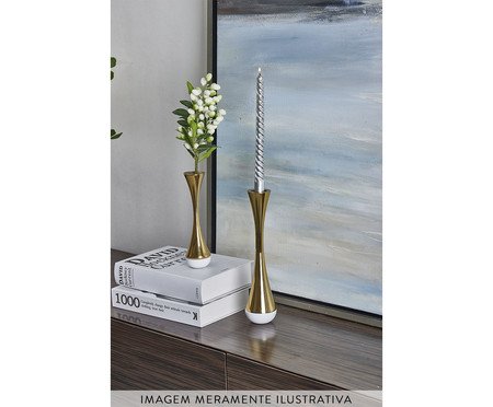 Vaso Lino Dourado | Westwing