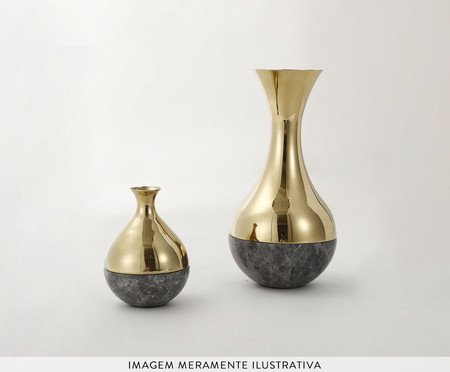 Vaso Markintté Dourado | Westwing