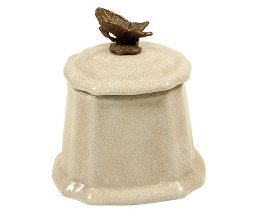 Caixa em Porcelana Vitin Bege, Bege | WestwingNow