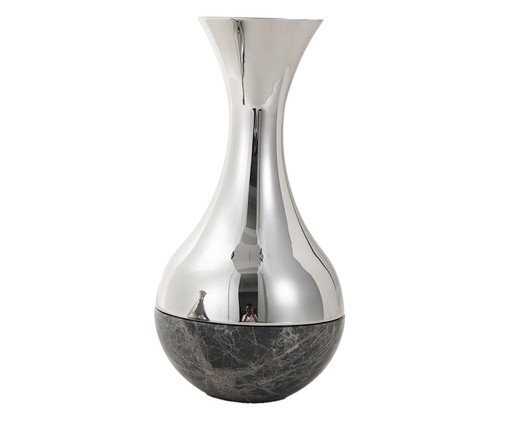 Vaso Elemto Prateado, Prata | WestwingNow