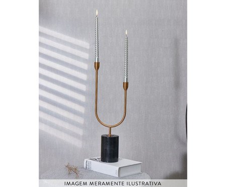 Castiçal Coranteir Preto | Westwing