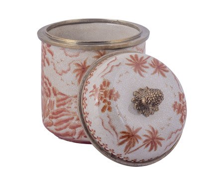 Pote em Porcelana Eudoxo Vermelho | Westwing