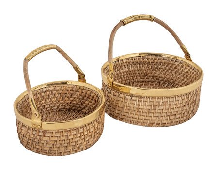 Jogo de Cesto Organized Natural | Westwing