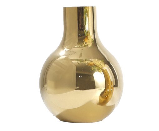 Vaso Decorous Dourado, Dourado | WestwingNow
