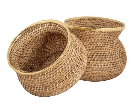 Jogo de Cesto Observer Natural | Westwing