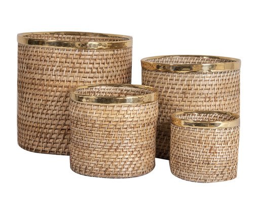 Jogo de Cesto Optimistic Natural - 34X36X33cm, Natural | WestwingNow