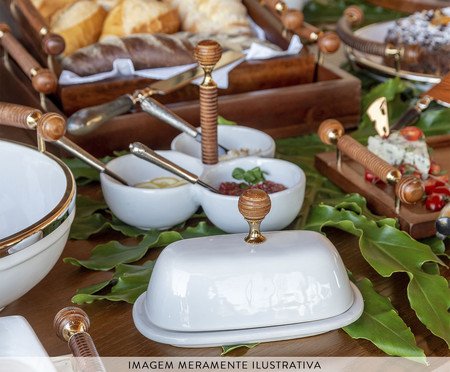 Mantegueira em Porcelana Luna Branca | Westwing