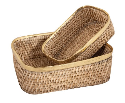 Jogo de Cesto Modest Natural, Natural | WestwingNow