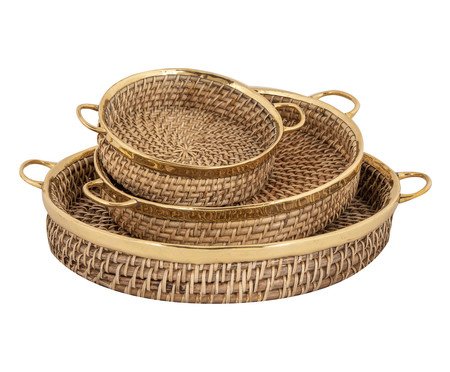 Jogo de Cesto Free Natural | Westwing