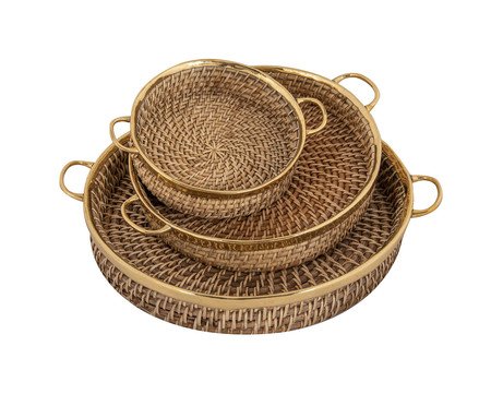 Jogo de Cesto Loyal Natural - 58X18X50cm | Westwing