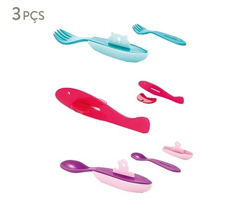 Jogo de Talheres Infantil Play, Colorido | WestwingNow