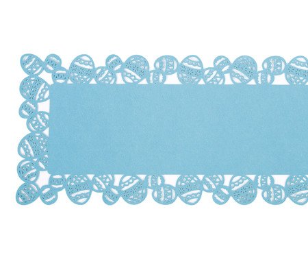 Caminho de Mesa Borda Ovos Azul | Westwing