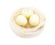 Ninho Decorativo com Ovos Amarelo, beige | WestwingNow