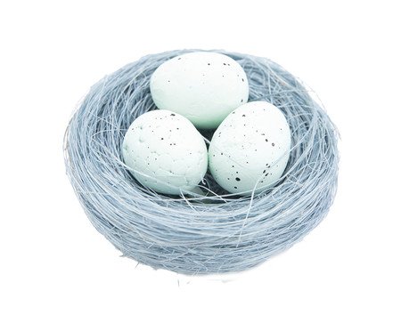 Ninho Decorativo com Ovos Azul | Westwing