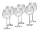 Jogo de Taças para Vinho Columba Optic em Cristal Ecológico II, Transparente | WestwingNow