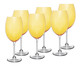 Jogo de Taças para Vinho Banquet em Cristal Ecológico Amarela I, Amarelo | WestwingNow