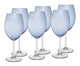Jogo de Taças para Vinho Banquet em Cristal Ecológico Azul I, azul | WestwingNow