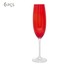 Jogo de Taças para Vinho Banquet em Cristal Ecológico Vermelho II, vermelho | WestwingNow