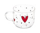 Caneca Heart Resistente Ao Calor, Transparente | WestwingNow