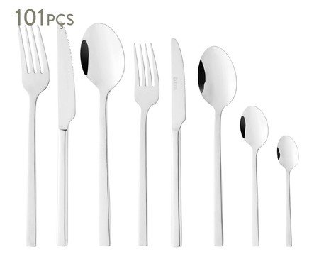 Faqueiro Firenze em Aço Inox | Westwing