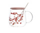 Caneca com Tampa e Colher Sakura, Transparente | WestwingNow