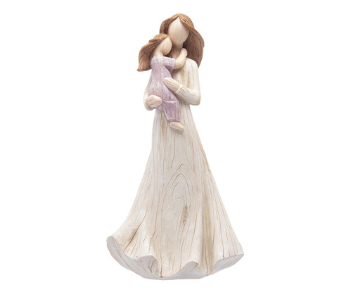 Figura Decorativa Mãe e Filha em Resina, Colorido | WestwingNow