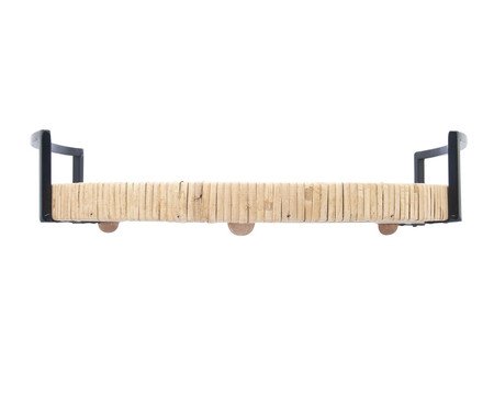 Bandeja Redonda com Alça Bali em Fibra Natural I | Westwing