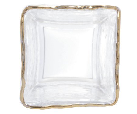 Vaso com Borda Dourada Taj | Westwing