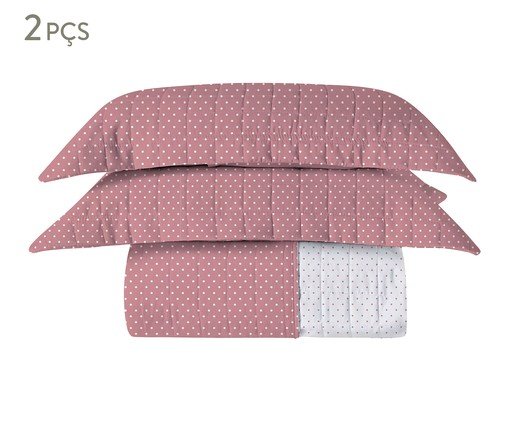 Jogo de Cobre-Leito Prime Poa 200 Fios, pink | WestwingNow