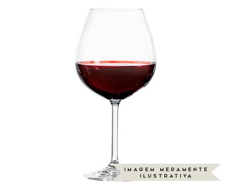 Jogo de Taças para Vinho Tinto em Cristal Hydros | Westwing