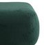 Poltrona Giratória com Puff Giratório Goma em Veludo Verde, green | WestwingNow