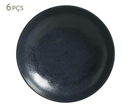 Jogo de Pratos Fundo Bio Night Blue