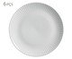 Jogo de Pratos Raso Coup Stoneware Trendy Abstrato, Branco | WestwingNow