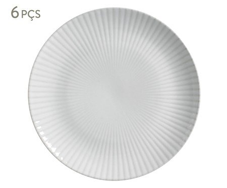 Jogo de Pratos Raso Coup Stoneware Trendy Abstrato | Westwing