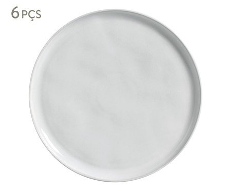 Jogo de Pratos Raso Bio New White | Westwing