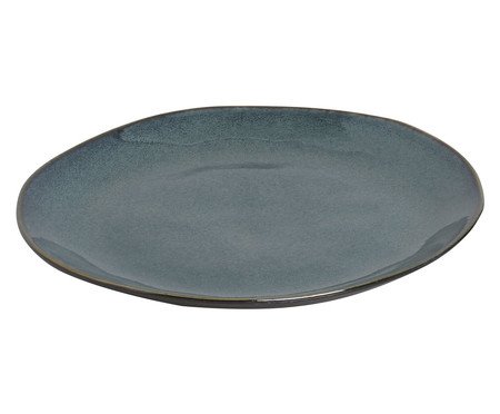 Jogo de Pratos Raso Orgânico Oceano Azul | Westwing