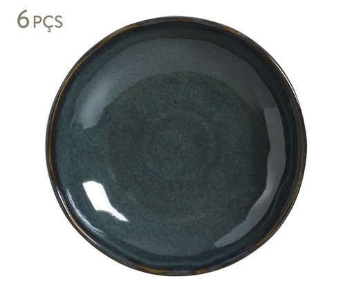 Jogo de Pratos Fundo Bio Oceano Azul, Azul | WestwingNow