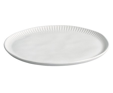 Jogo de Pratos Raso Linhas New White | Westwing