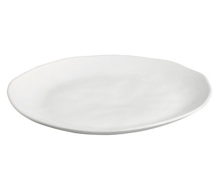 Jogo de Pratos Raso Orgânico New White | Westwing
