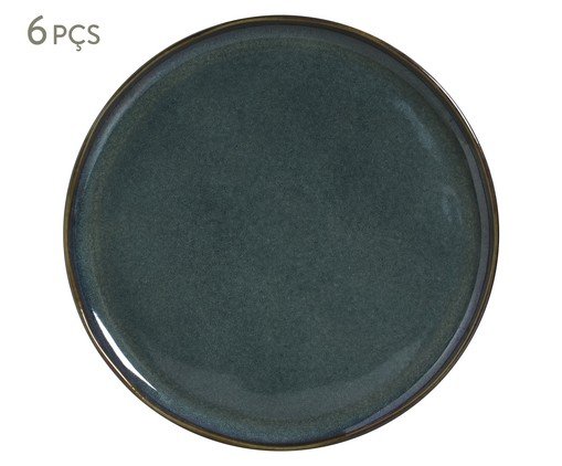 Jogo de Pratos Raso Bio Oceano Azul, Azul | WestwingNow