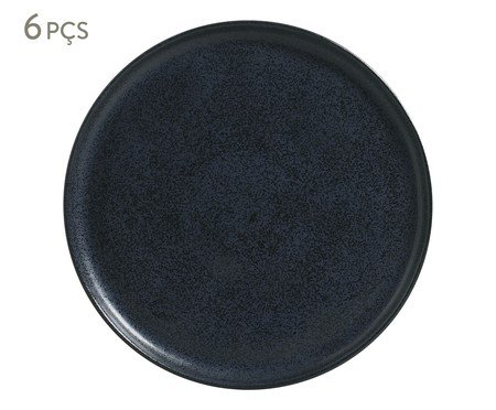 Jogo de Pratos Raso Bio Night Blue | Westwing