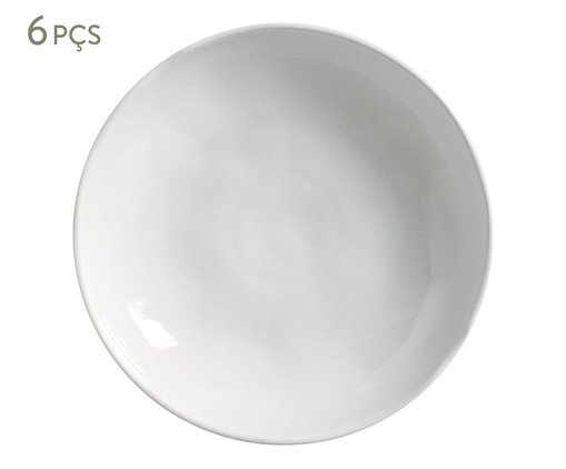 Jogo de Pratos Fundo Bio New White, Branco | WestwingNow