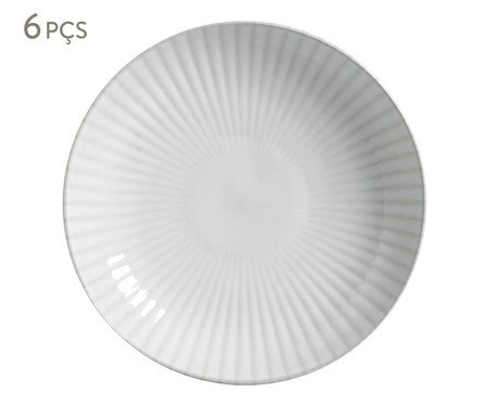 Jogo de Pratos Fundo Coup Stoneware Trendy Abstrato | Westwing