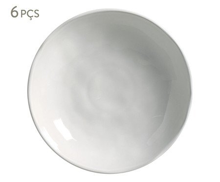 Jogo de Pratos Fundo Bio New White | Westwing