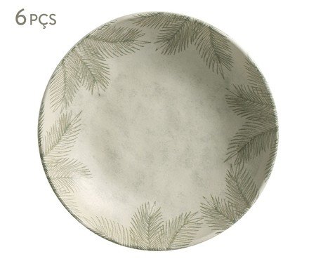 Jogo de Pratos Fundo Bio Tropicália | Westwing