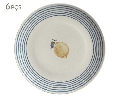 Jogo de Pratos Raso Coup Stoneware Amalfitana | Westwing
