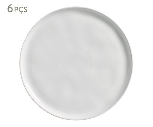 Jogo de Pratos Raso Bio New White, Branco | WestwingNow