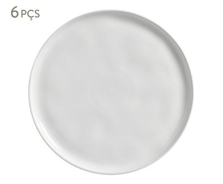 Jogo de Pratos Raso Bio New White | Westwing