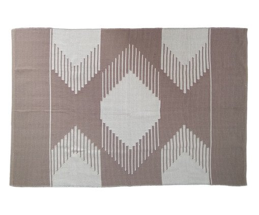 Tapete Artesanal Clássico Duplo Caramelo com Cru, multicolor | WestwingNow